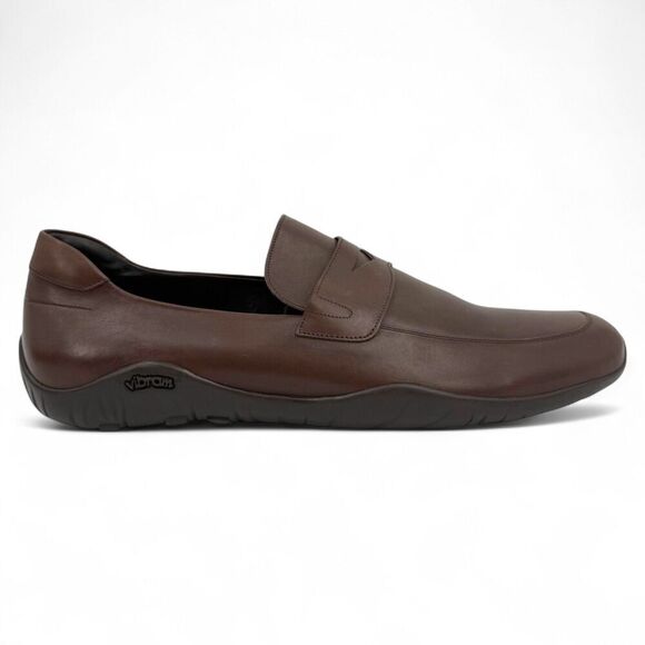 Harrys of London Men\'s Leather Penny Loafer Brown EU47 US13